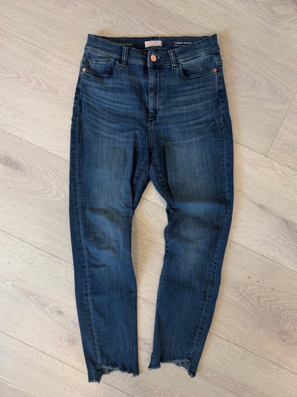 DL1961 x Marianna Hewitt Farrow Crop High Rise Skinny Jeans 27
